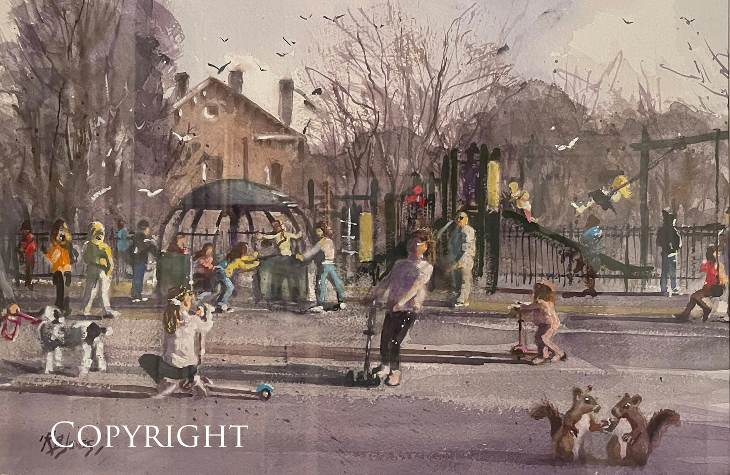 New! A 2025 Calendar of 11" x 14" Art by Richard Burke Jones