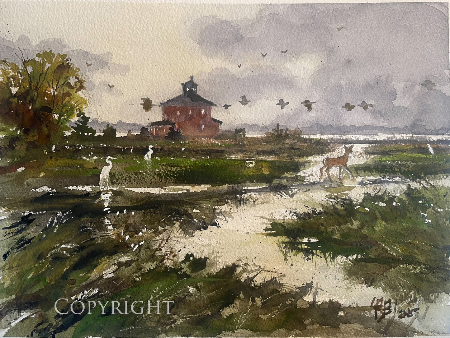 "Pink House Appreciated" Giclee Print