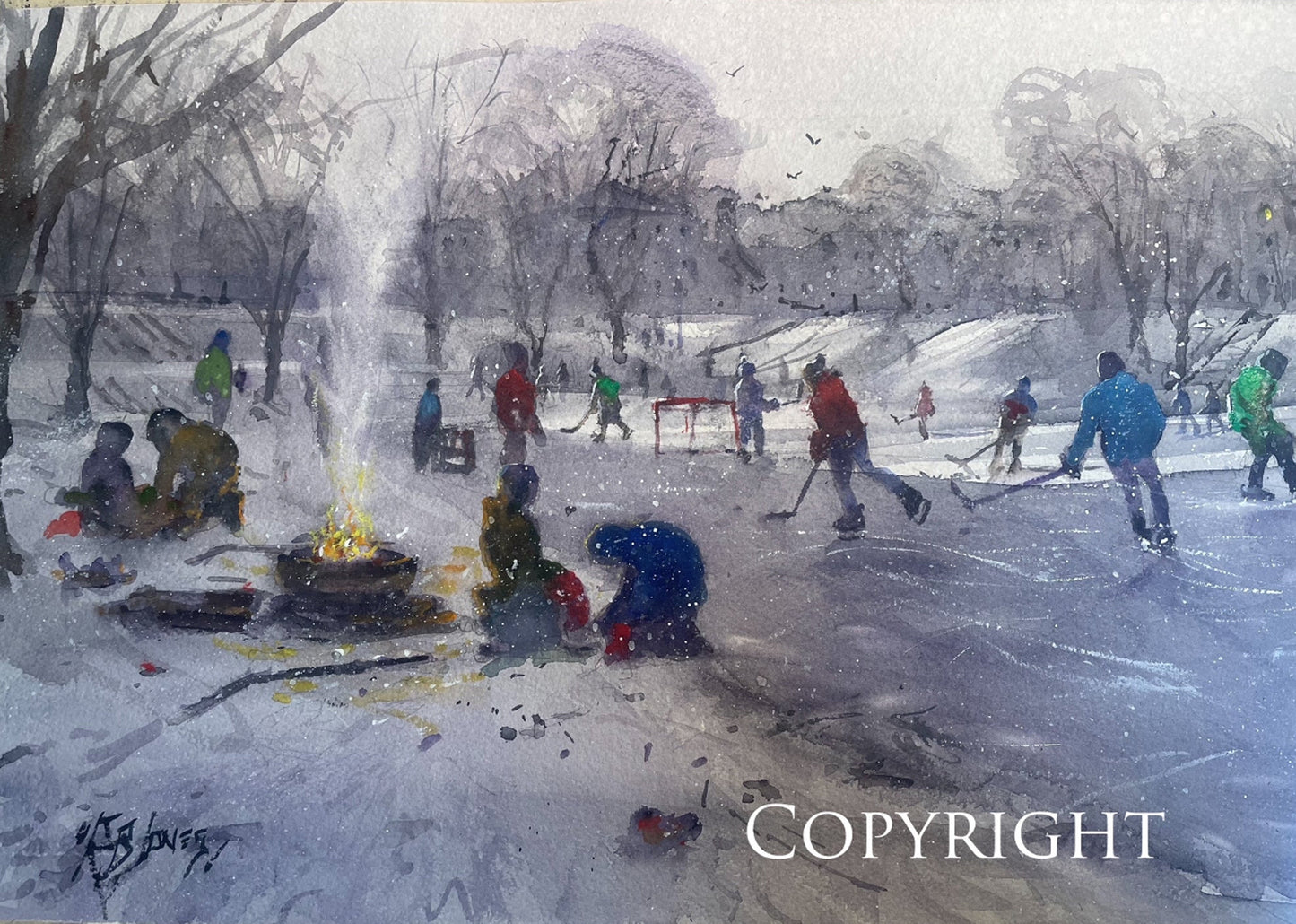New! A 2025 Calendar of 11" x 14" Art by Richard Burke Jones