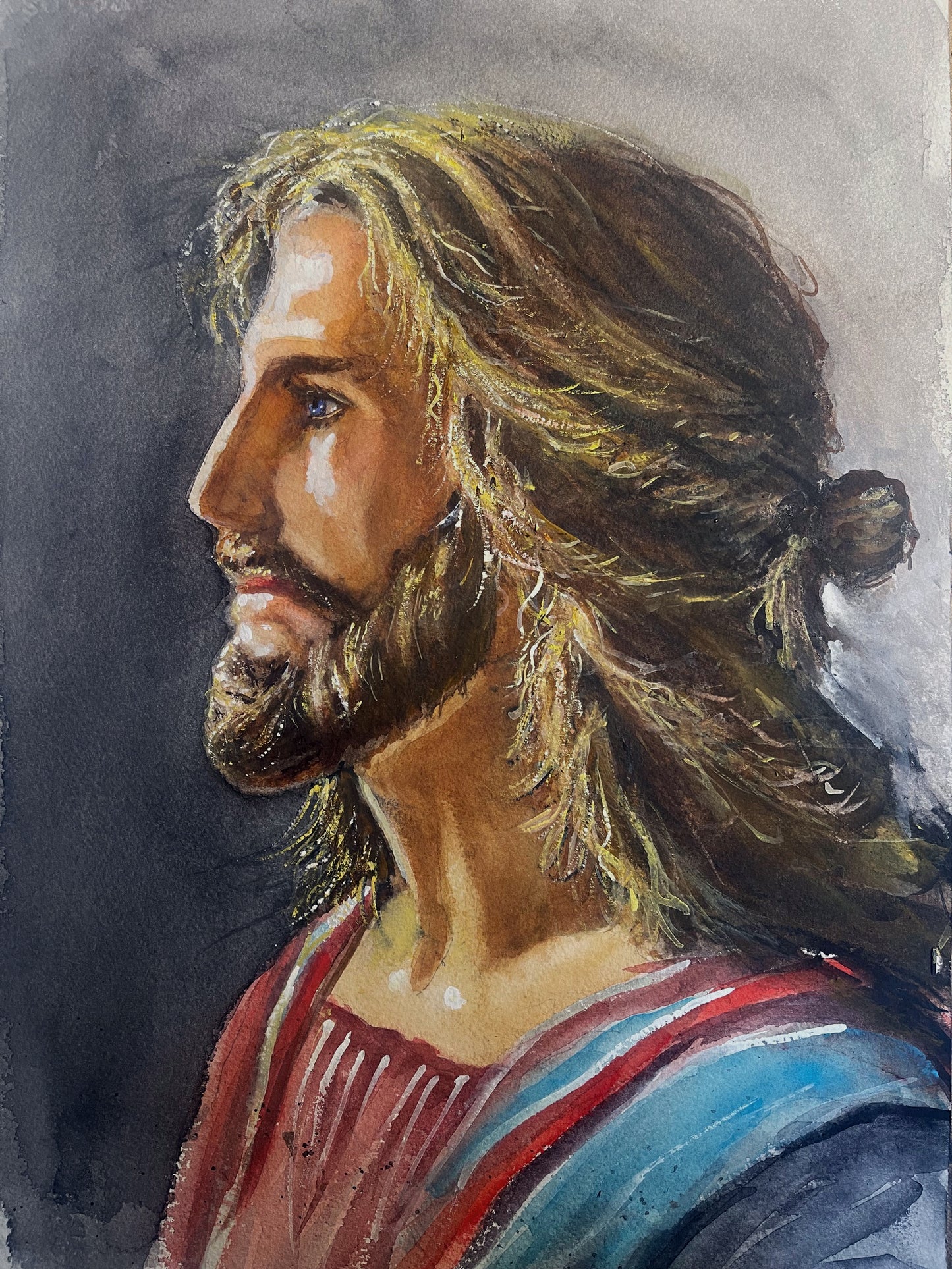 "Head of Christ" by Richard Burke Jones, Giclee Print