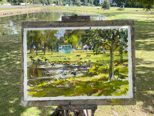 Upper Green - The Geese