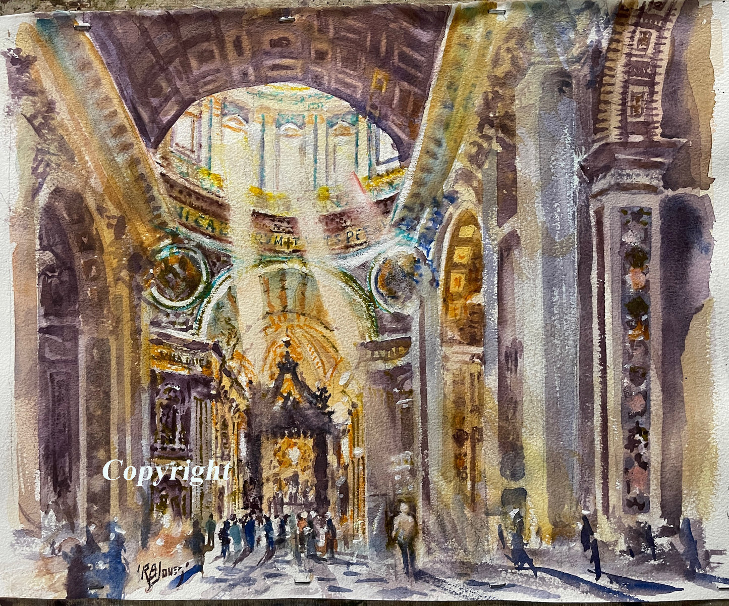 "St Peter's Basilica" Giclee Print