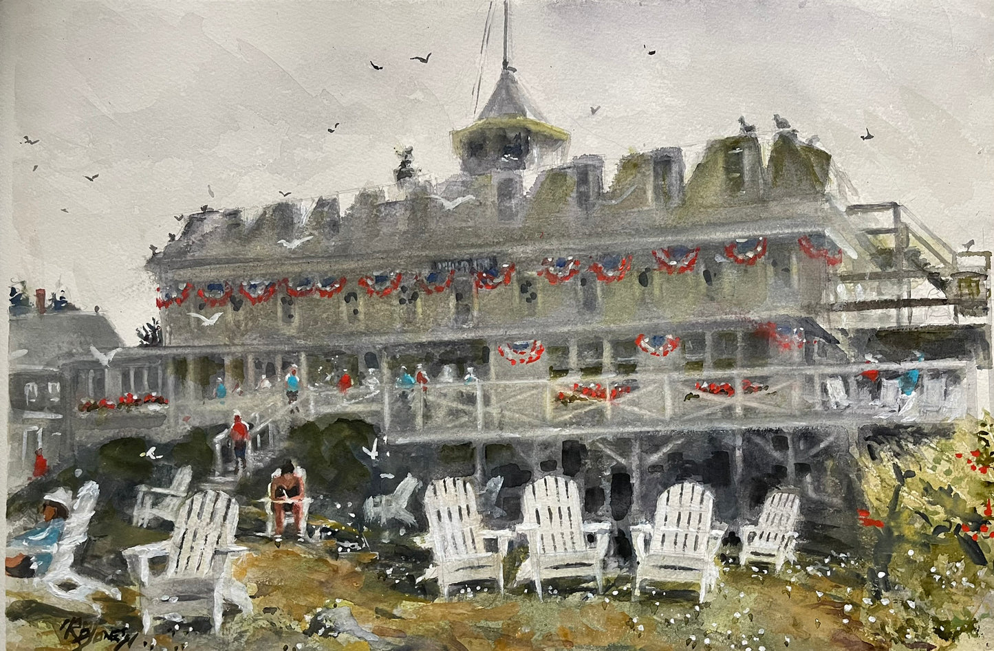New! A 2025 Calendar of 11" x 14" Art by Richard Burke Jones