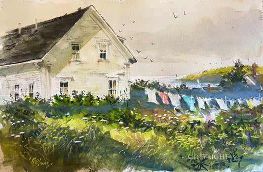 "The Line at the Trailing Yew"   Giclee Print