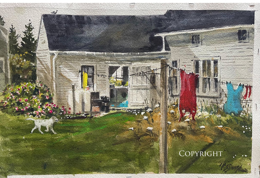 "The Wash House"   Giclee Print