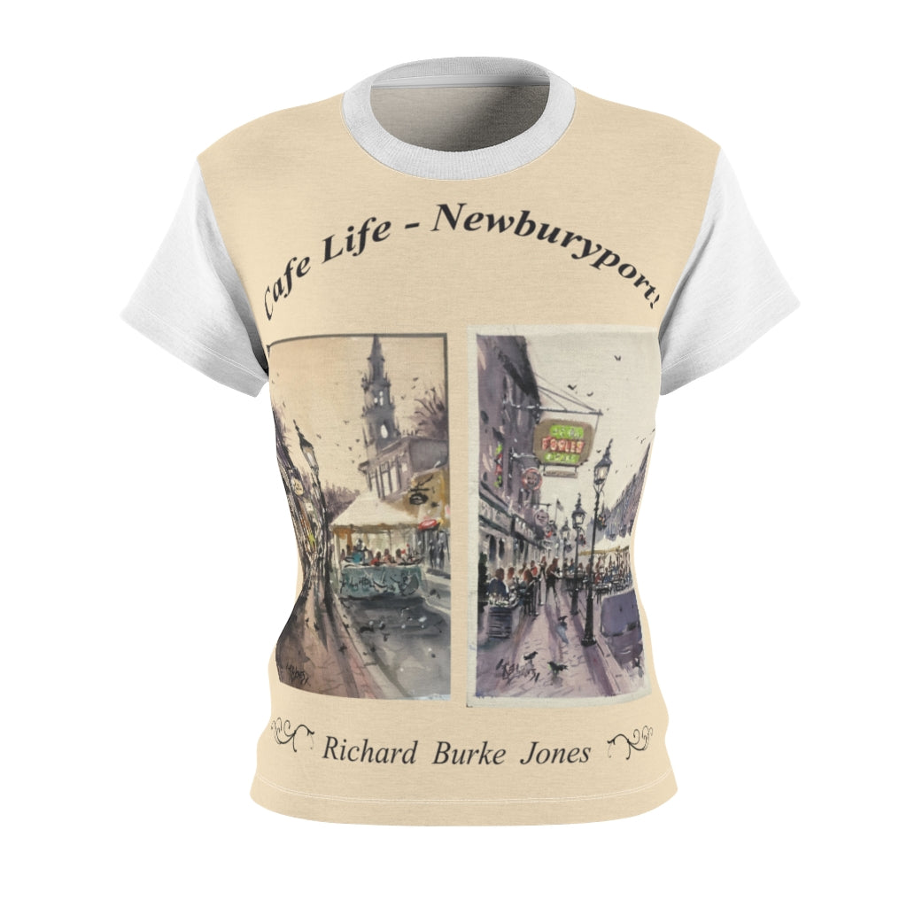 Cafes of Newburyport - Women's Cut & Sew Tee