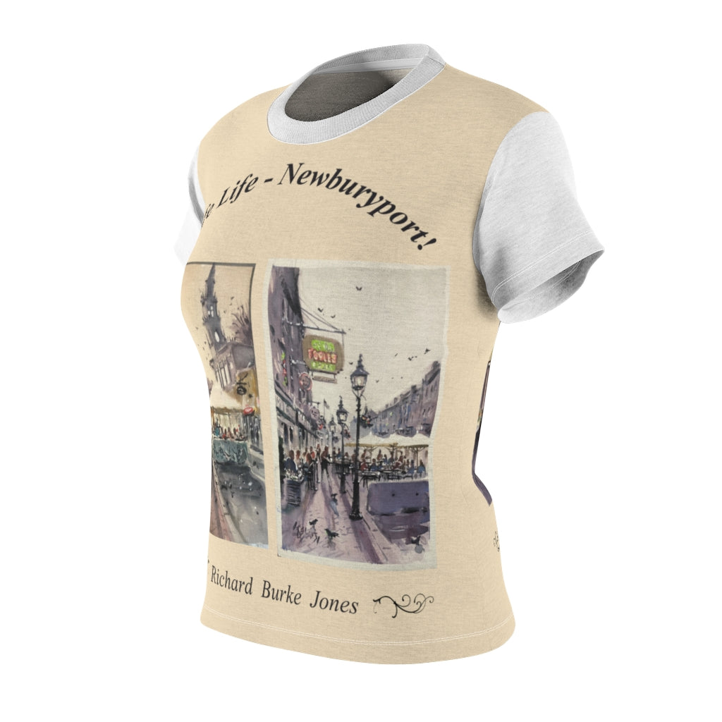 Cafes of Newburyport - Women's Cut & Sew Tee