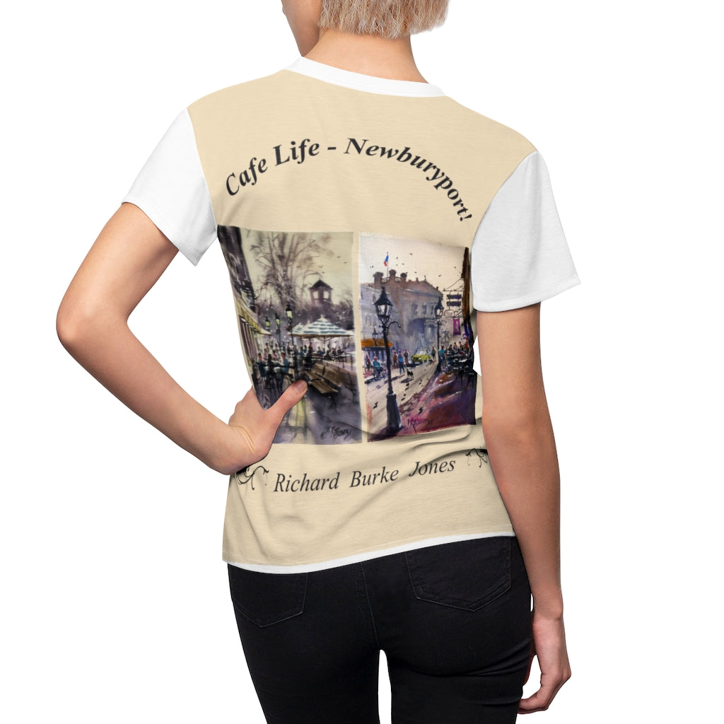 Cafes of Newburyport - Women's Cut & Sew Tee