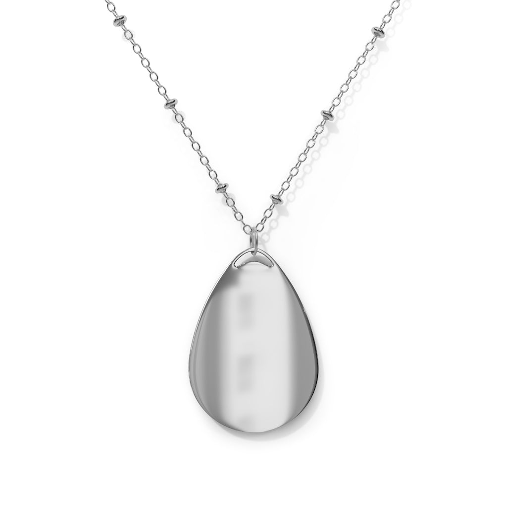 Oval Necklace Showing Oil Ptg of Newbury Marshes, Richard Burke Jones