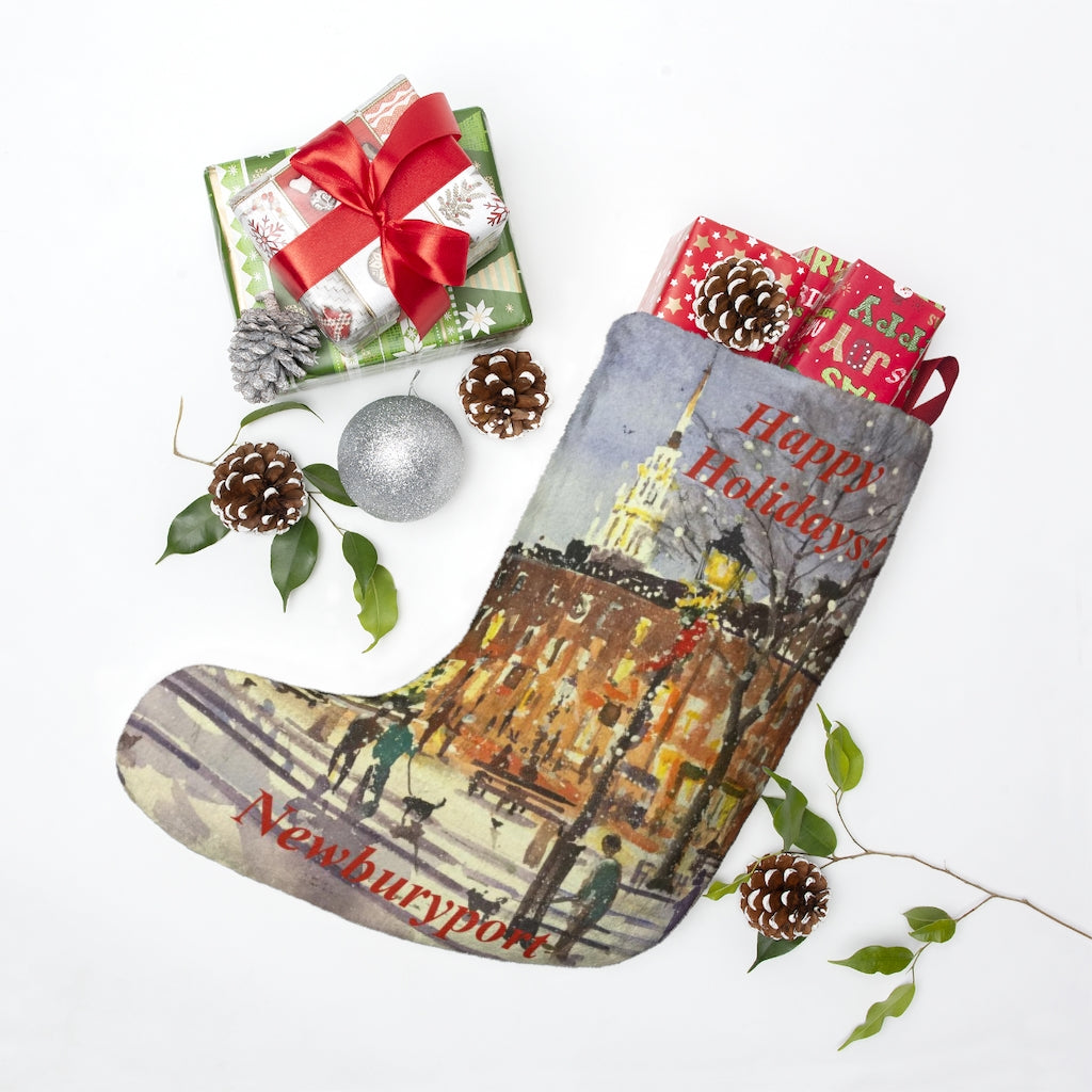 Newburyport During the Holidays Christmas Stockings