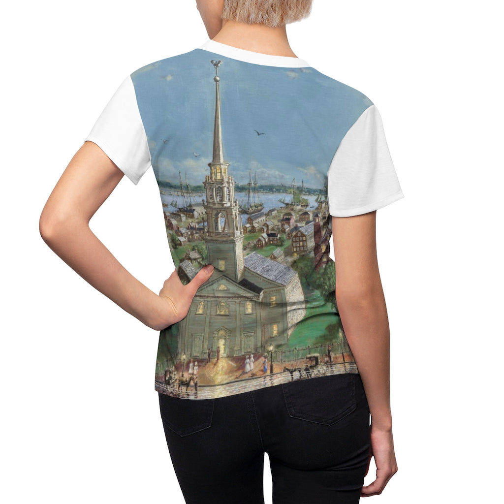 A Women's Cut & Sew Tee designed by Richard Burke Jones