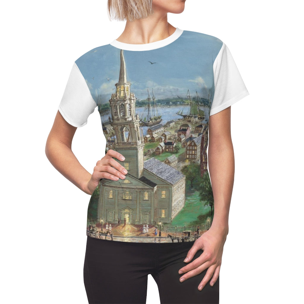 A Women's Cut & Sew Tee designed by Richard Burke Jones