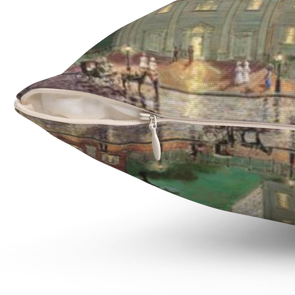 Pleasant Street to the Ships & Beyond, Newburyport, 1860s Pillow Case - Express Delivery