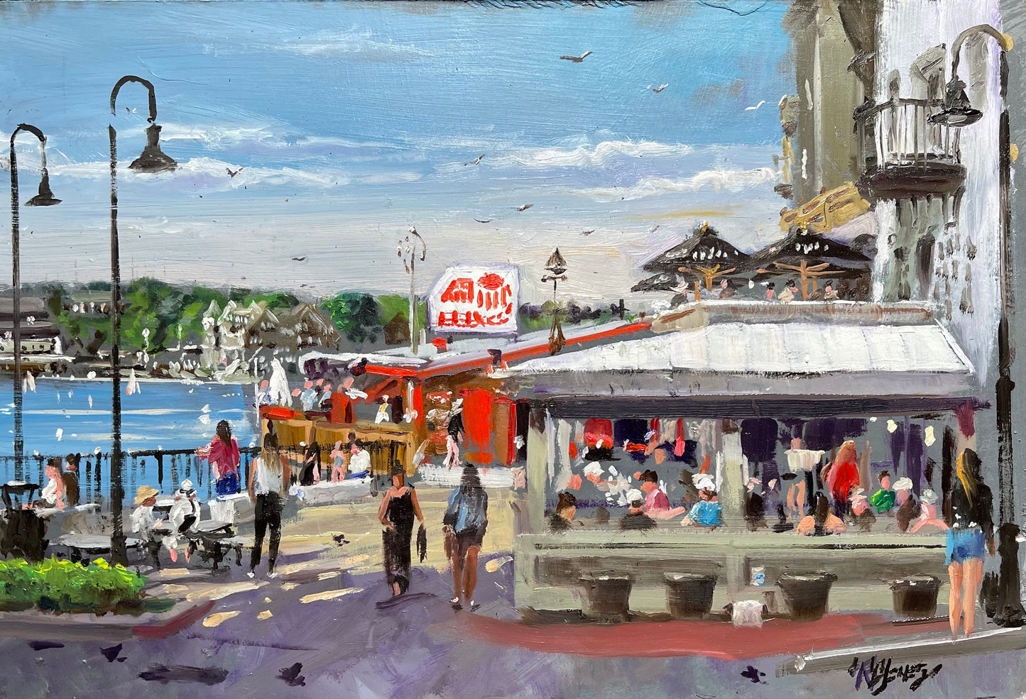 New! 2022 Calendar of the Portsmouth NH Paintings by Richard Burke Jones