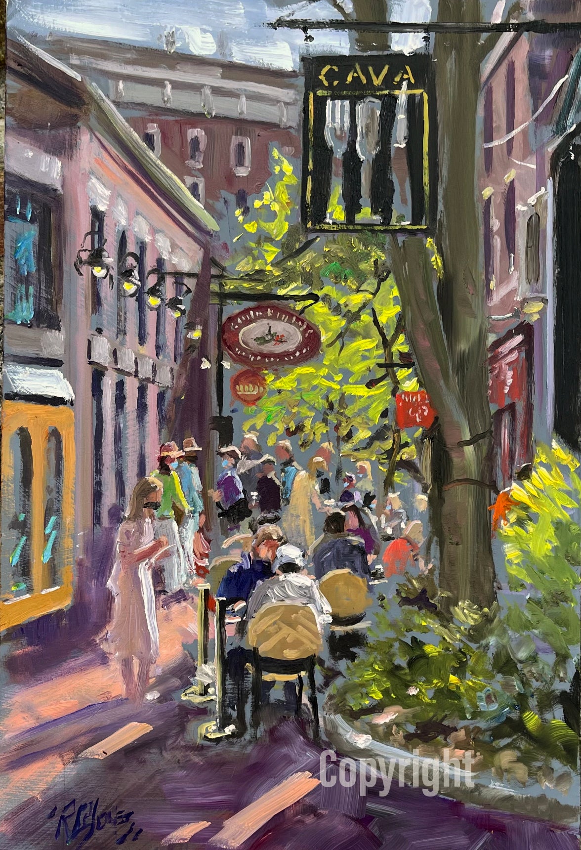 New! 2022 Calendar of the Portsmouth NH Paintings by Richard Burke Jones