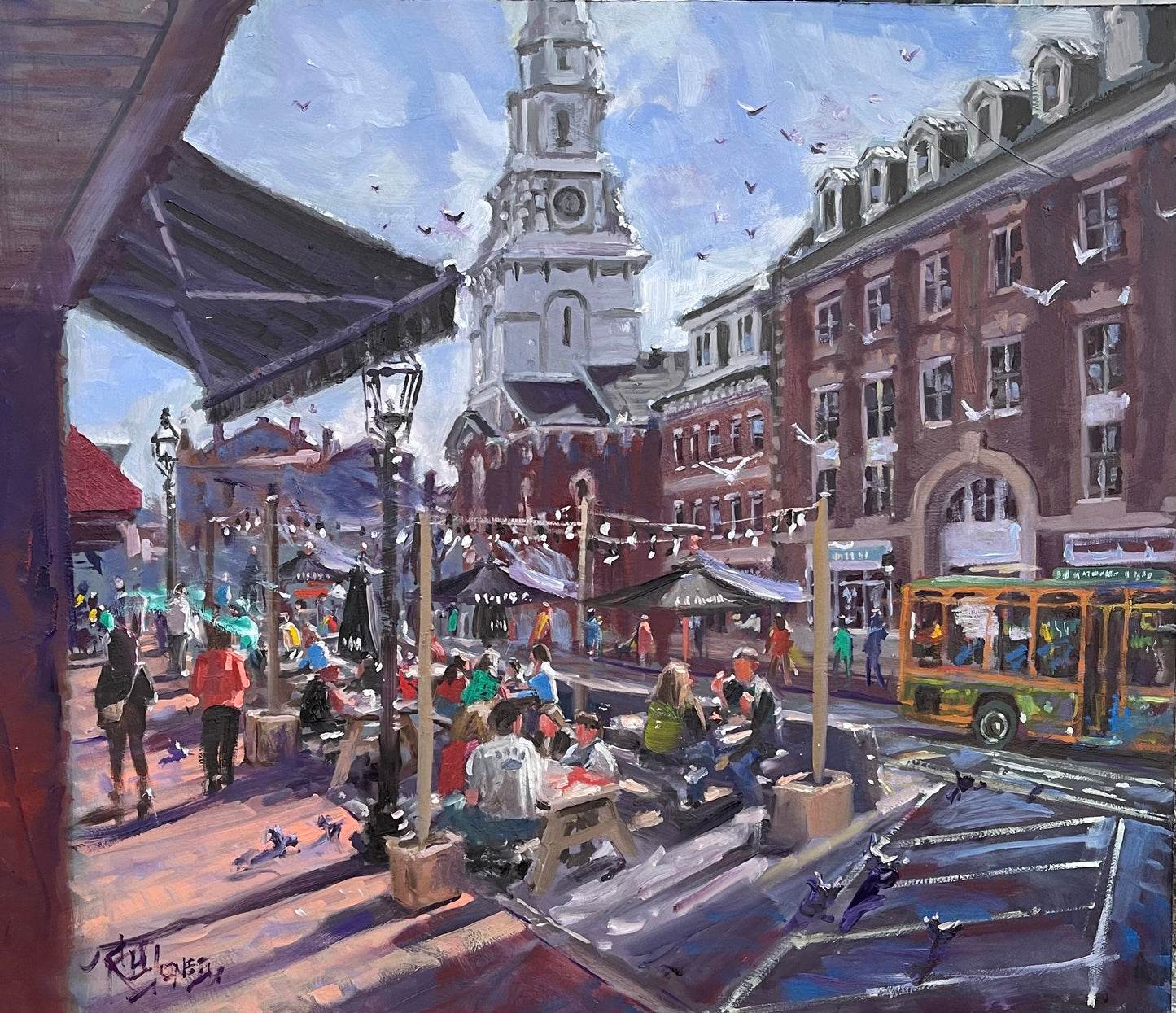 New! 2022 Calendar of the Portsmouth NH Paintings by Richard Burke Jones