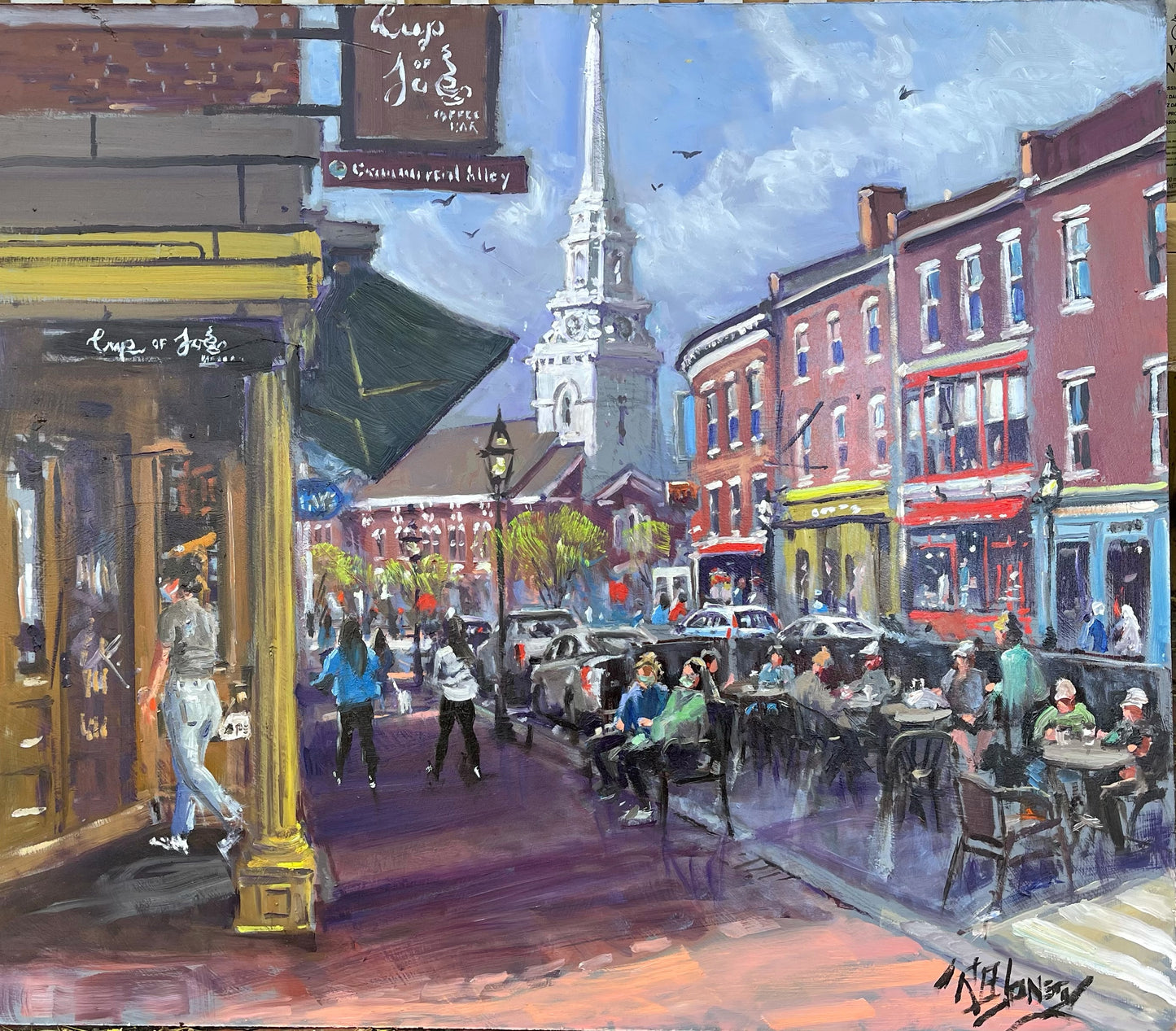 New! 2022 Calendar of the Portsmouth NH Paintings by Richard Burke Jones