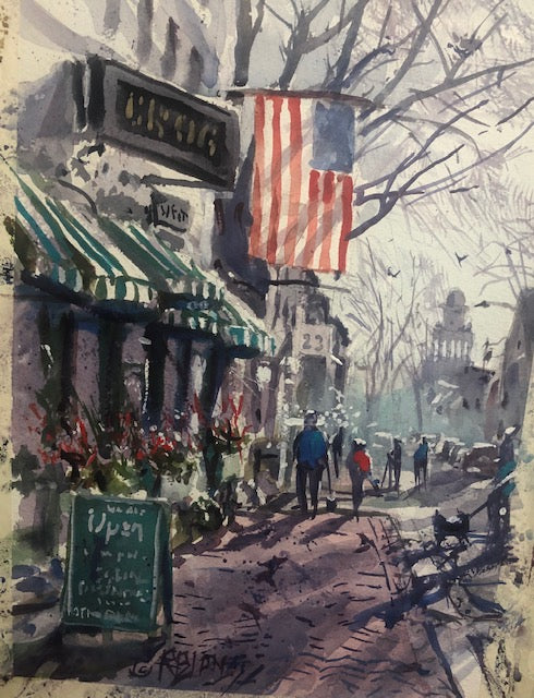 The Grog Early on a November Morning.