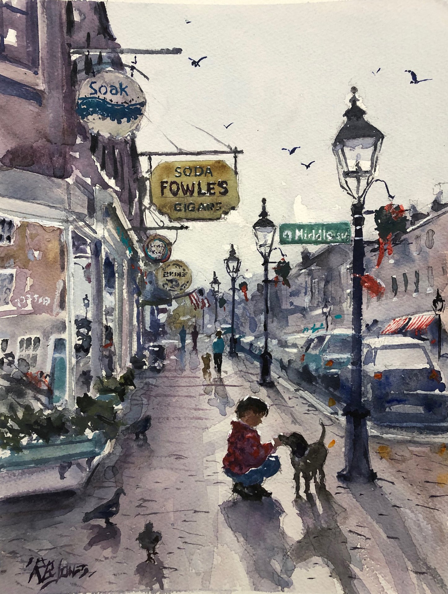 "Fowles" Giclee Print