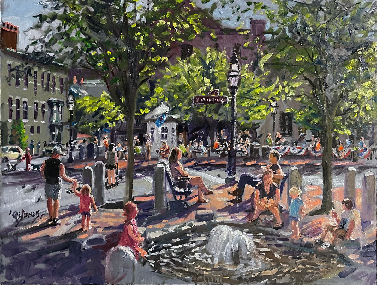 New! 2022 Calendar of the Portsmouth NH Paintings by Richard Burke Jones