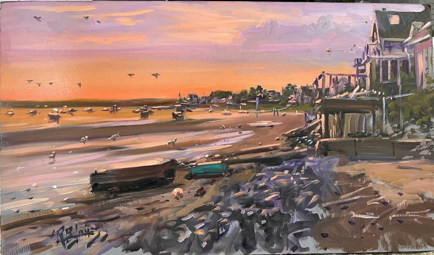 Twilight at Plum Island Basin Giclee