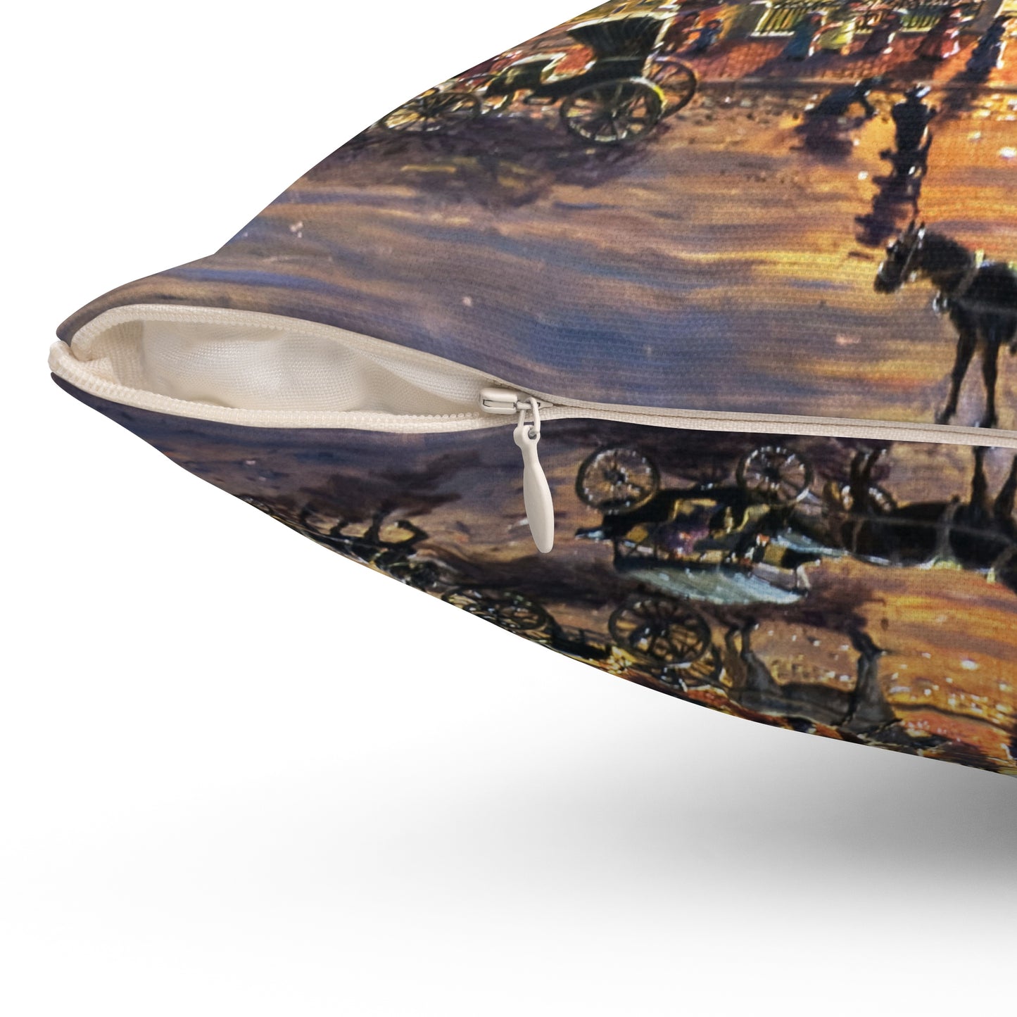 St Paul's Church and Beyond, Newburyport, 1870s Pillow Case