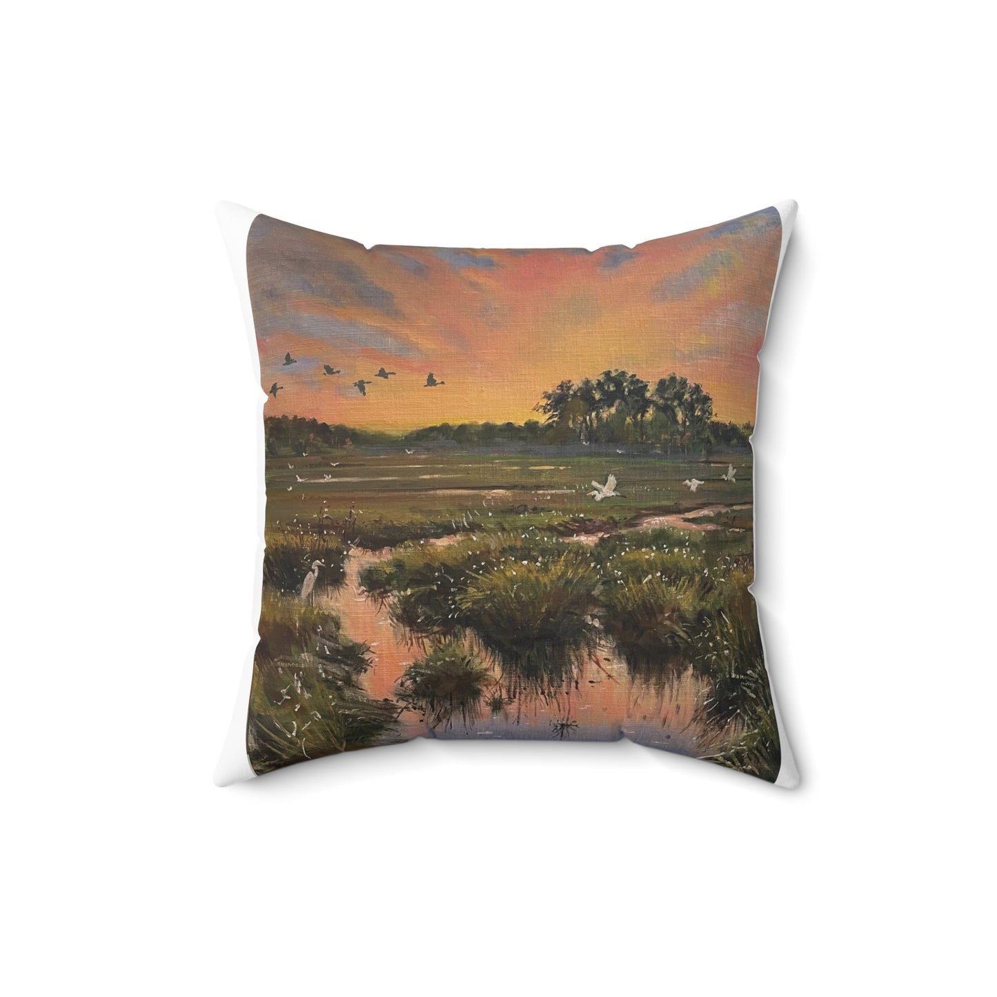 Newbury Later in the Day Spun Polyester Square Pillow