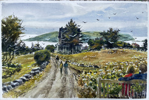 "View from Horn Hill, Monhegan Island, Maine"   Giclee Prints