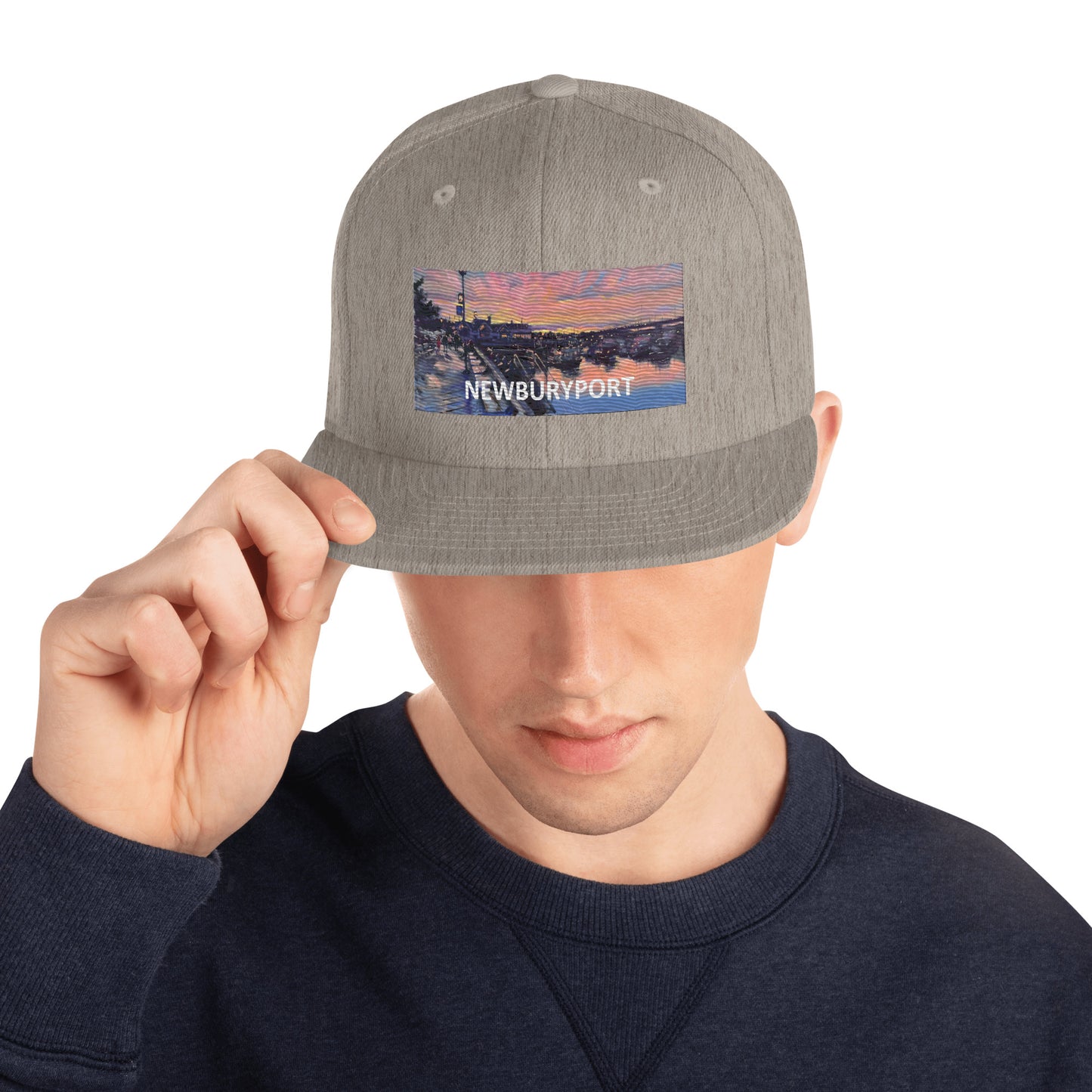 Evening Late in Newburyport Snapback Hat