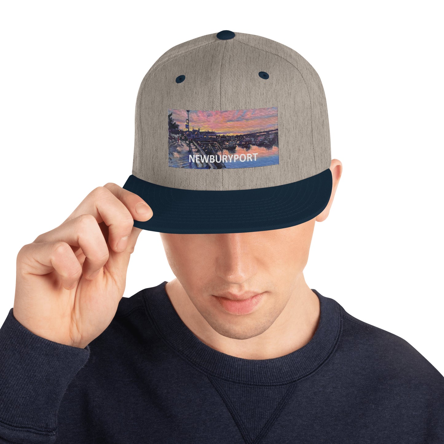 Evening Late in Newburyport Snapback Hat