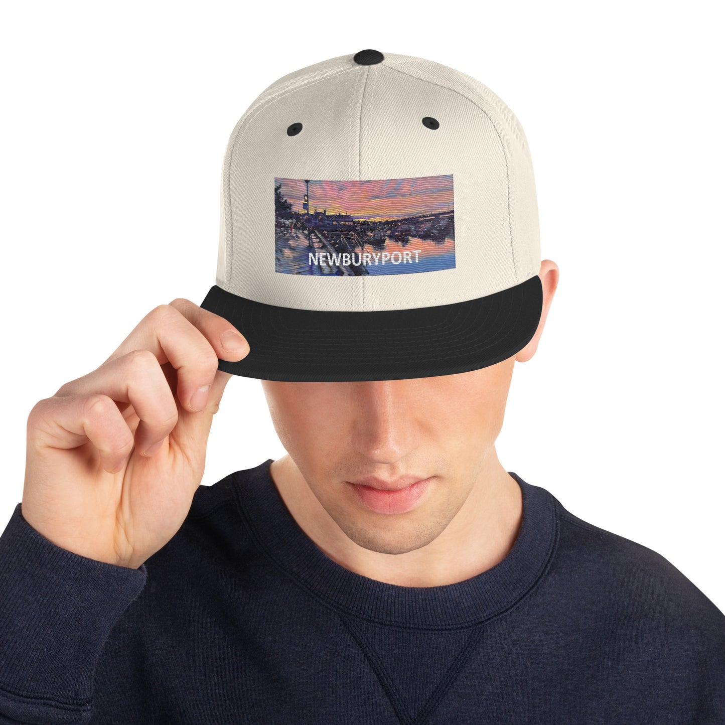 Evening Late in Newburyport Snapback Hat