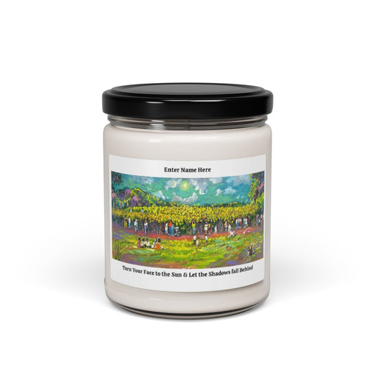 Personalize your Sunflower Scented Soy Candle, 9oz