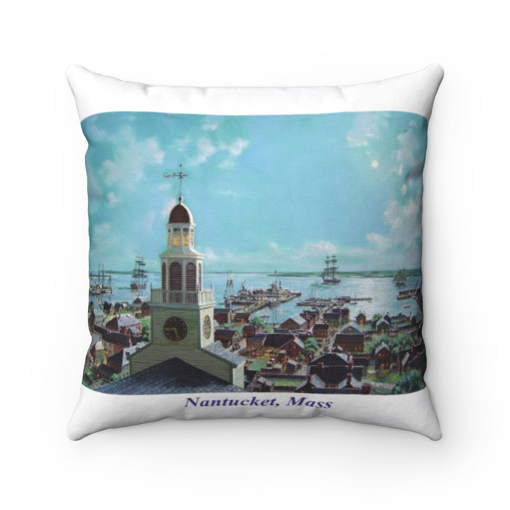 So Tower, Nantucket Pillow by Richard Burke Jones