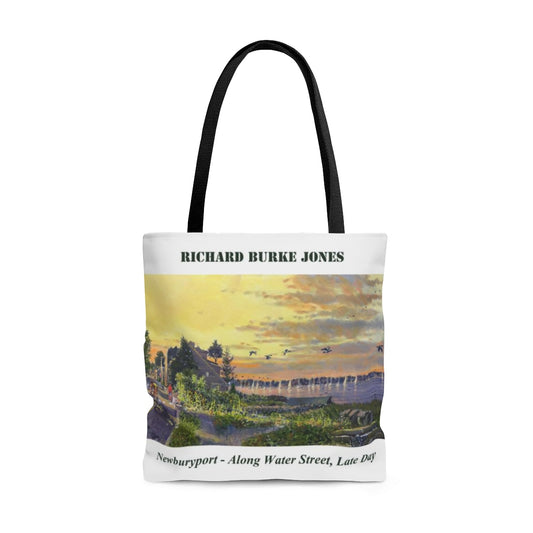 Along Water St Newburyport Tote Bag