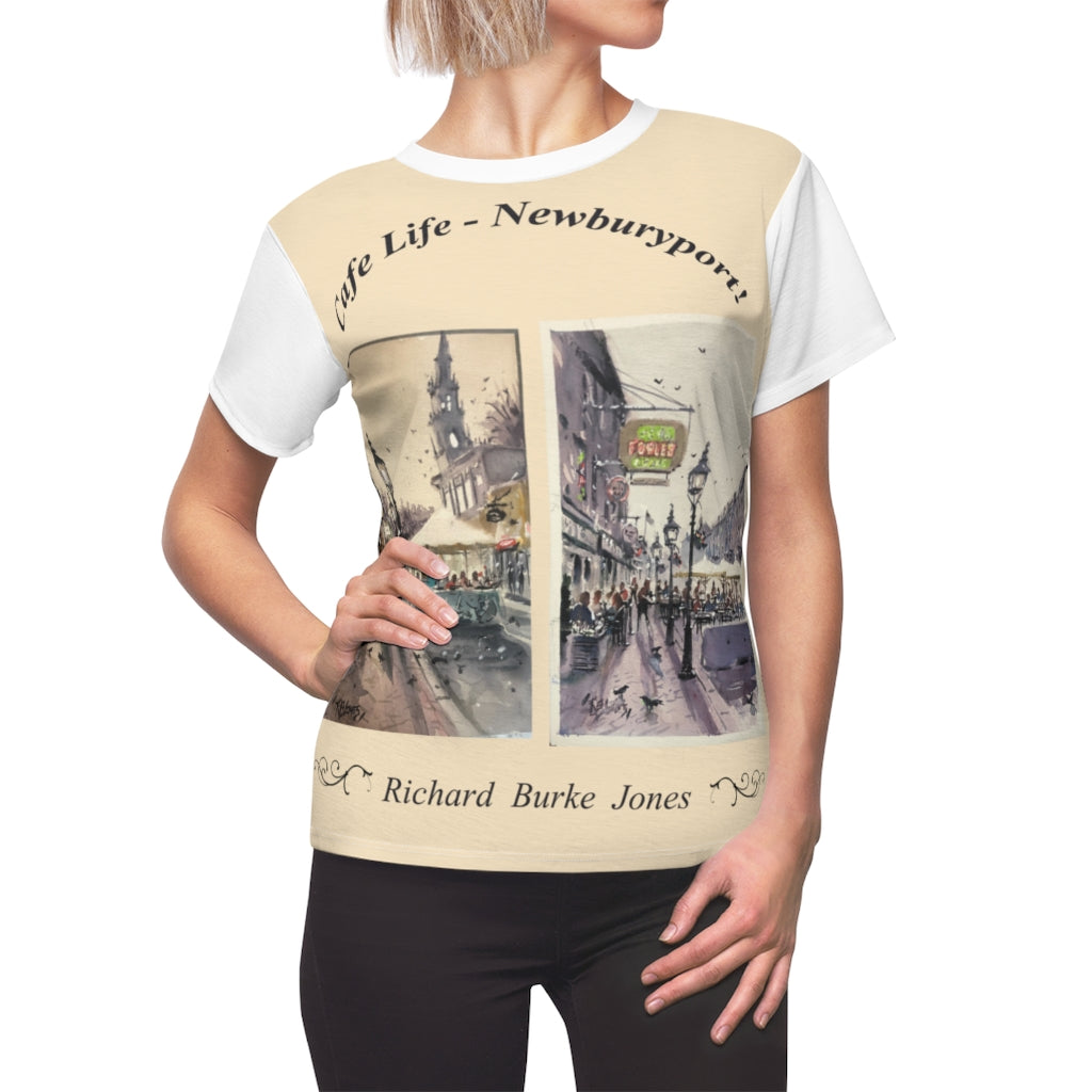 Cafes of Newburyport - Women's Cut & Sew Tee