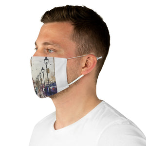 Fabric Face Mask showing “Fowles, State St”