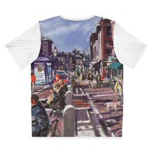 Market Square, Portsmouth, by Richard Burke Jones , Unisex AOP Cut & Sew T-Shirt