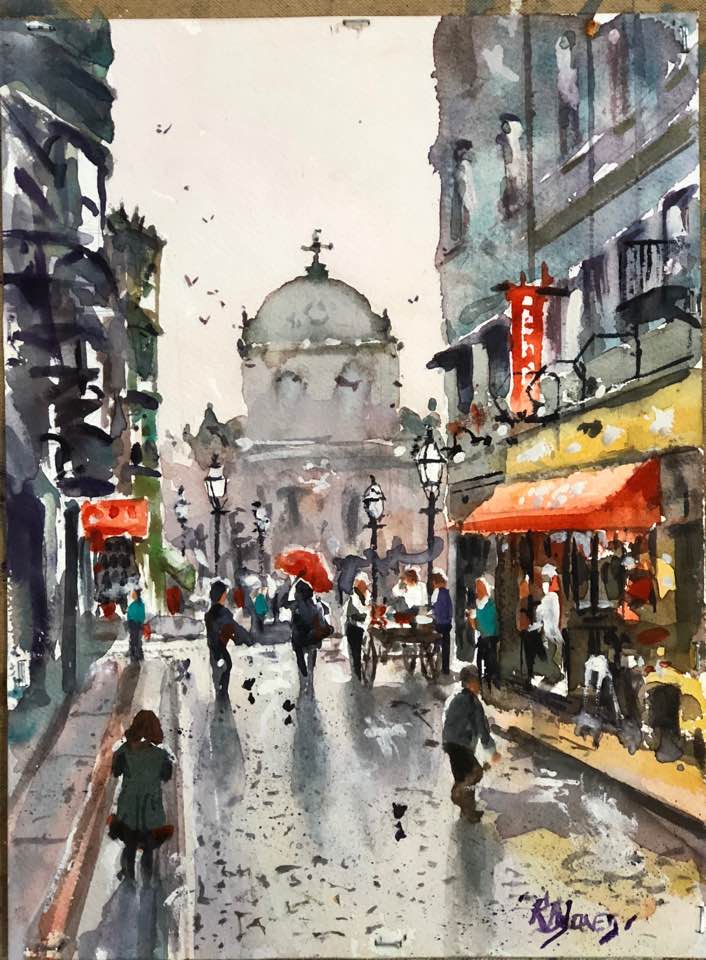 New! Boston Calendar showing the Paintings of Richard Burke Jones
