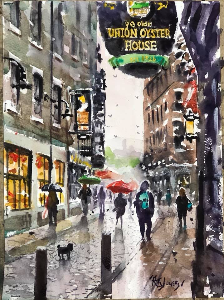 New! Boston Calendar showing the Paintings of Richard Burke Jones