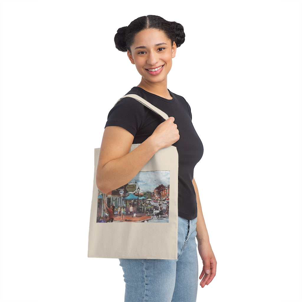 Newburyport Downtown Canvas Tote Bag