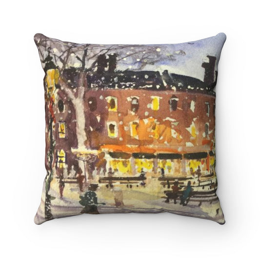 Spun Polyester Square Pillow