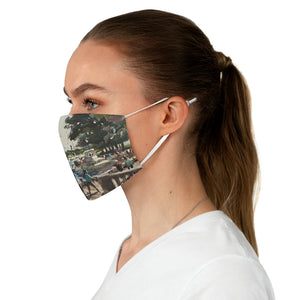 Fabric Face Mask showing “Newburyport Boardwalk”
