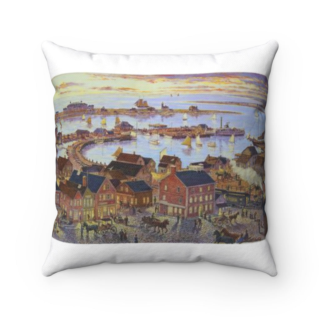 Main Street Nantucket, 19C View Pillow Case