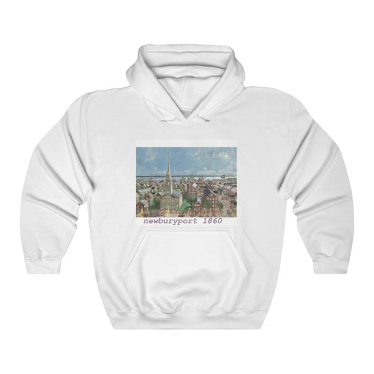 Unisex Heavy Blend™ Hooded Sweatshirt showing the Historical Artwork of Richard Burke Jones