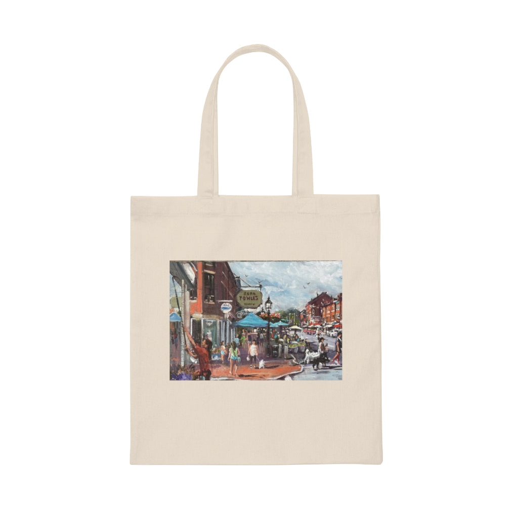 Newburyport Downtown Canvas Tote Bag