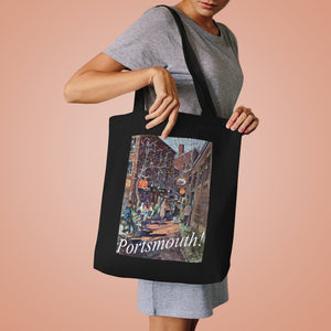 Commercial Alley by Richard Burke Jones - Cotton Tote Bag