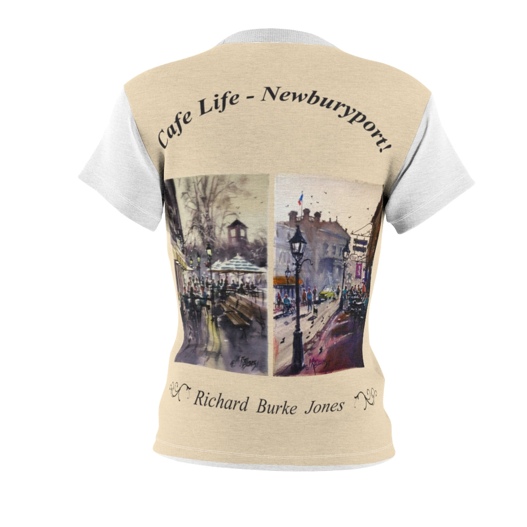 Cafes of Newburyport - Women's Cut & Sew Tee