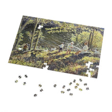 Jigsaw Puzzle (252, 500, 1000-Piece) showing 'Fishing Party at the Artichoke' by Richard Burke Jones