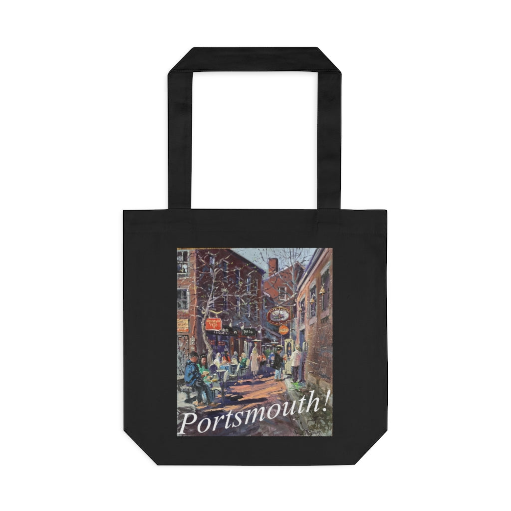 Commercial Alley by Richard Burke Jones - Cotton Tote Bag