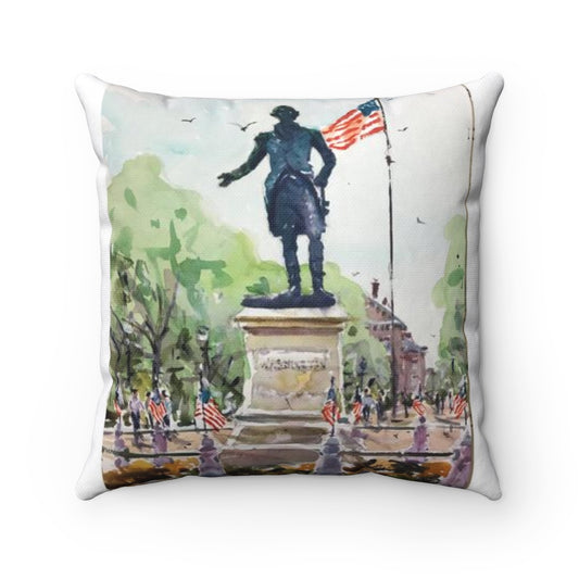 'George' on the Mall,  Newburyport, MA Pillow Case - Express Delivery